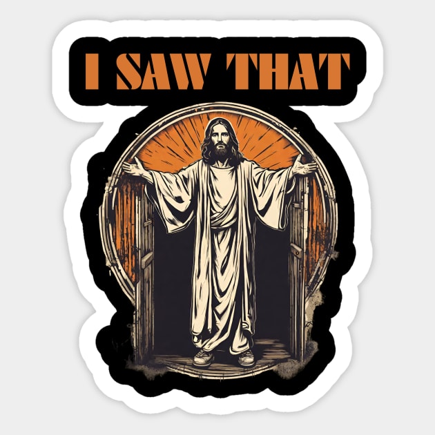 Jesus-meme Sticker by Jhontee